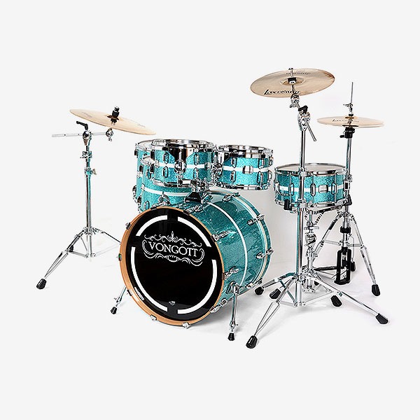 VONGOTT AMC5-SPK American Maple Custom Sparkle 5-Pieces Drum Kit