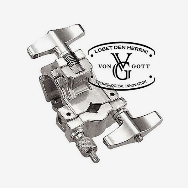 VONGOTT CK1 Phone Gut Drum Rack Mounted Cymbal Holder Tamholder Fixed Clamp Taiwan Production