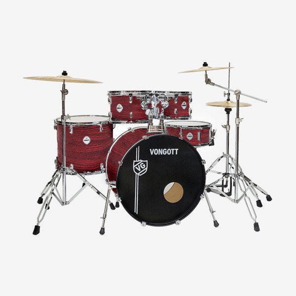 VONGOTT V2 100% Basewood 5-Piece Drum Kit