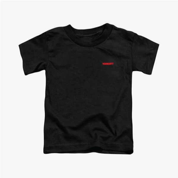 VONGOTT Tiny RED T-shirt Domestic Produced 100% Pure Cotton T-SHIRT 028340
