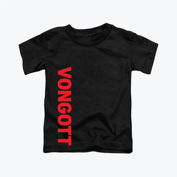VONGOTT Vertical RED T-shirt Domestic Produced 100% Pure Cotton T-SHIRT 016958